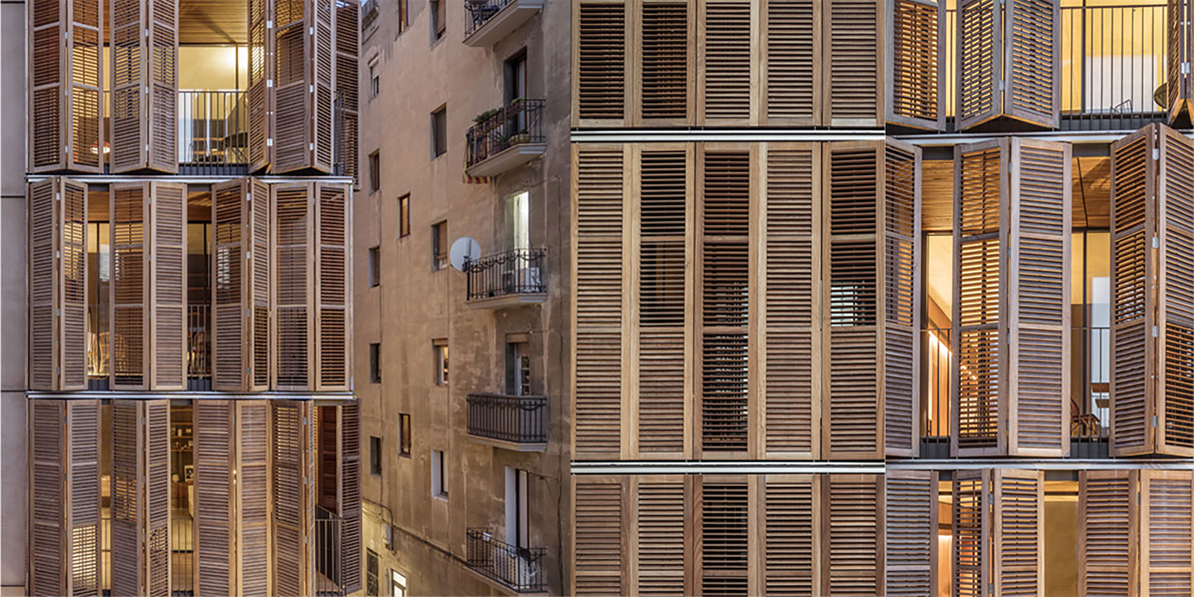 residencial building for 4 friends_barcelona